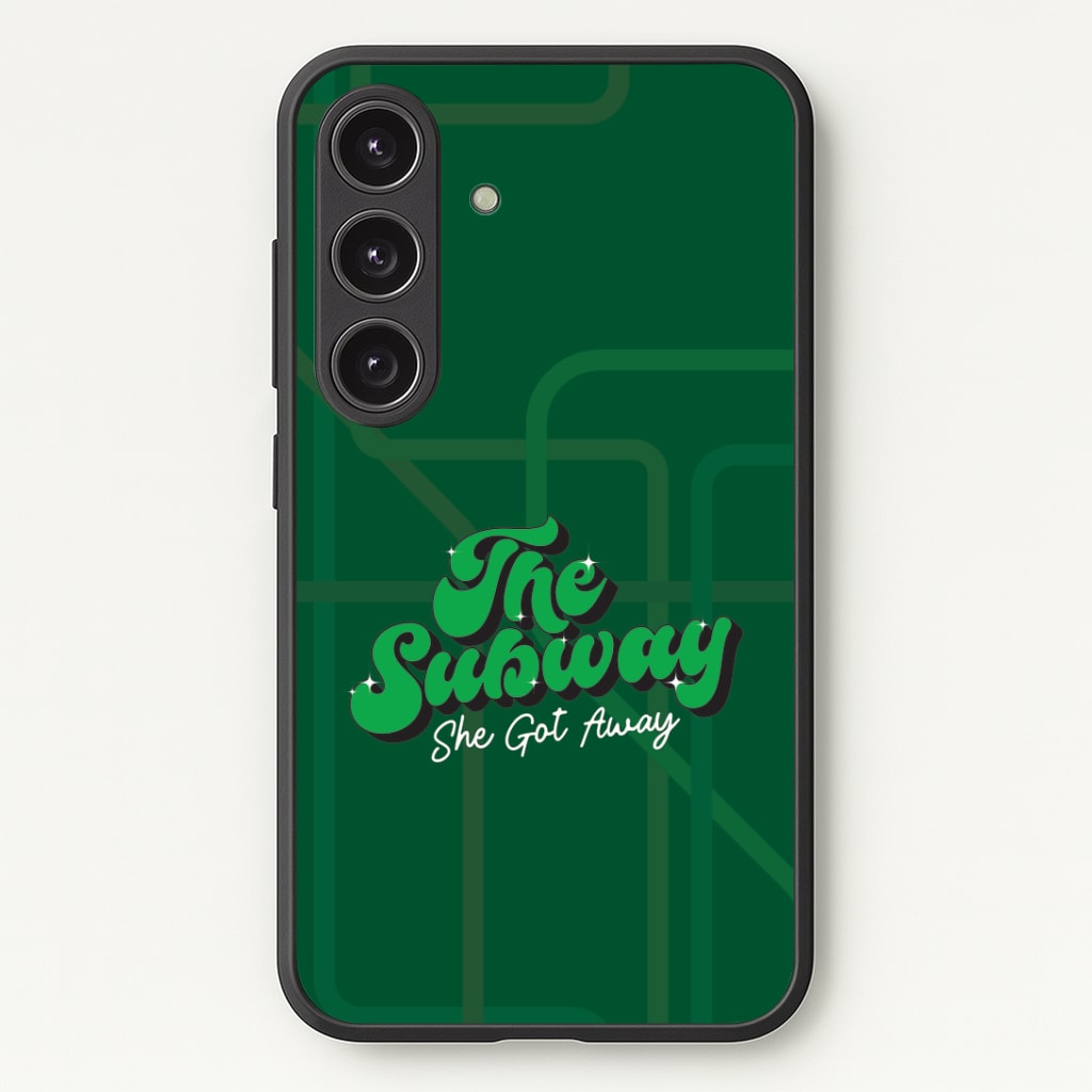 Subway Green Phone Case - Galaxy S25 / Standard