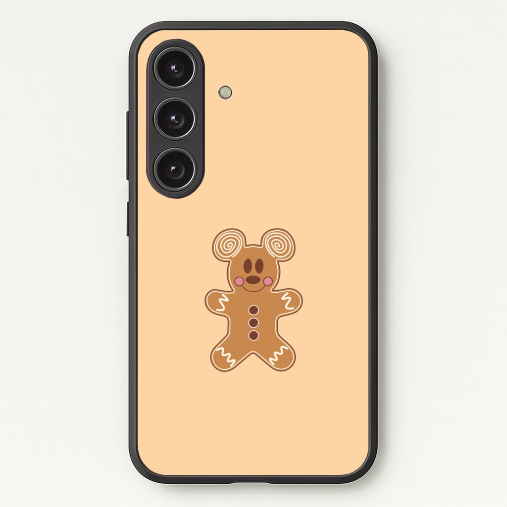 Cartoon Mouse Gingerbread Phone Case - Galaxy S25 / Standard