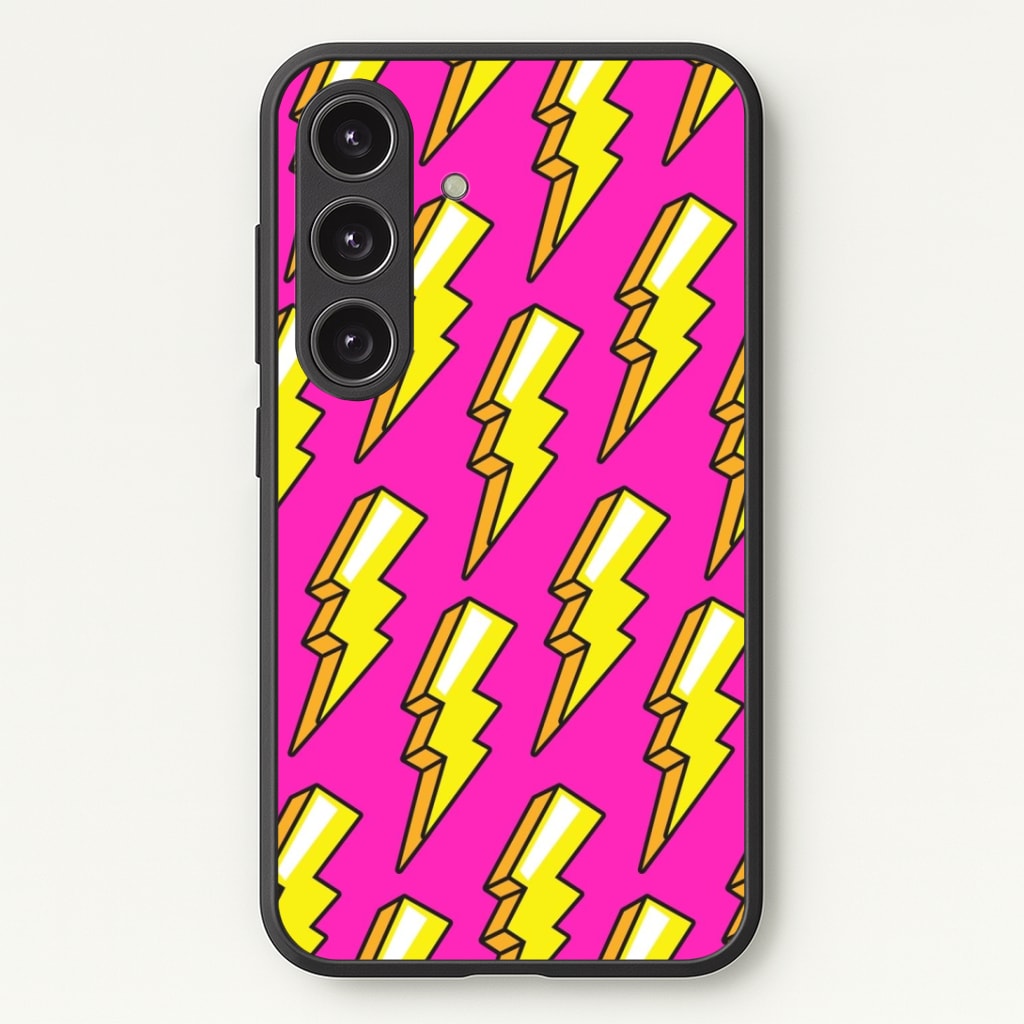 Pop Art Lightning Phone Case - Galaxy S25 / Standard