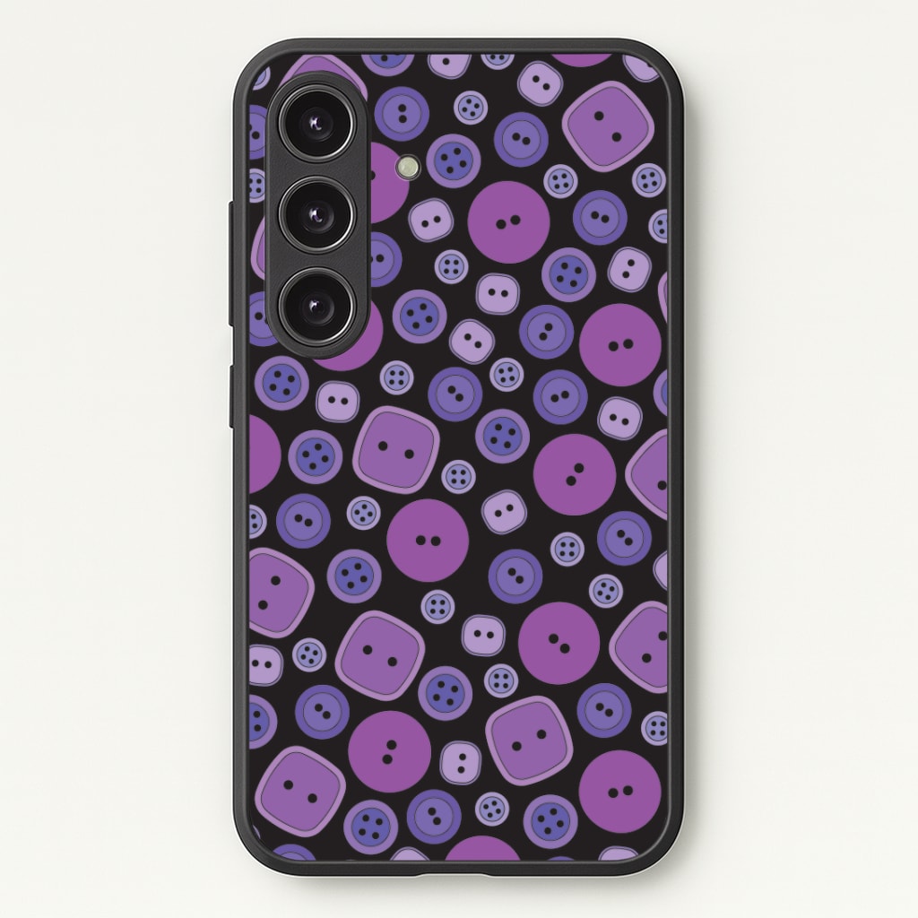 Button Pattern Phone Case - Galaxy S25 / Standard