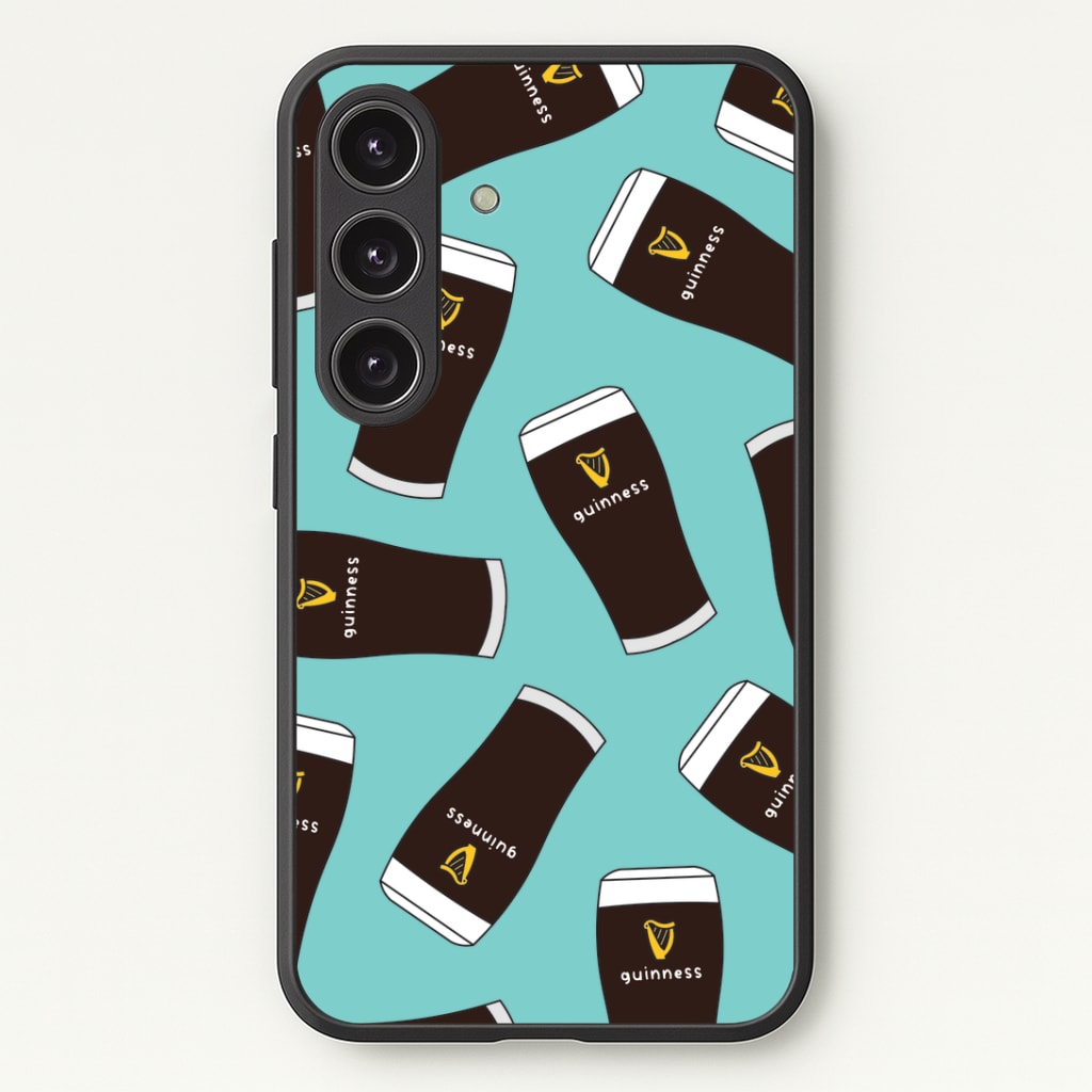 Stout Pint Pattern Phone Case - Galaxy S25 / Standard