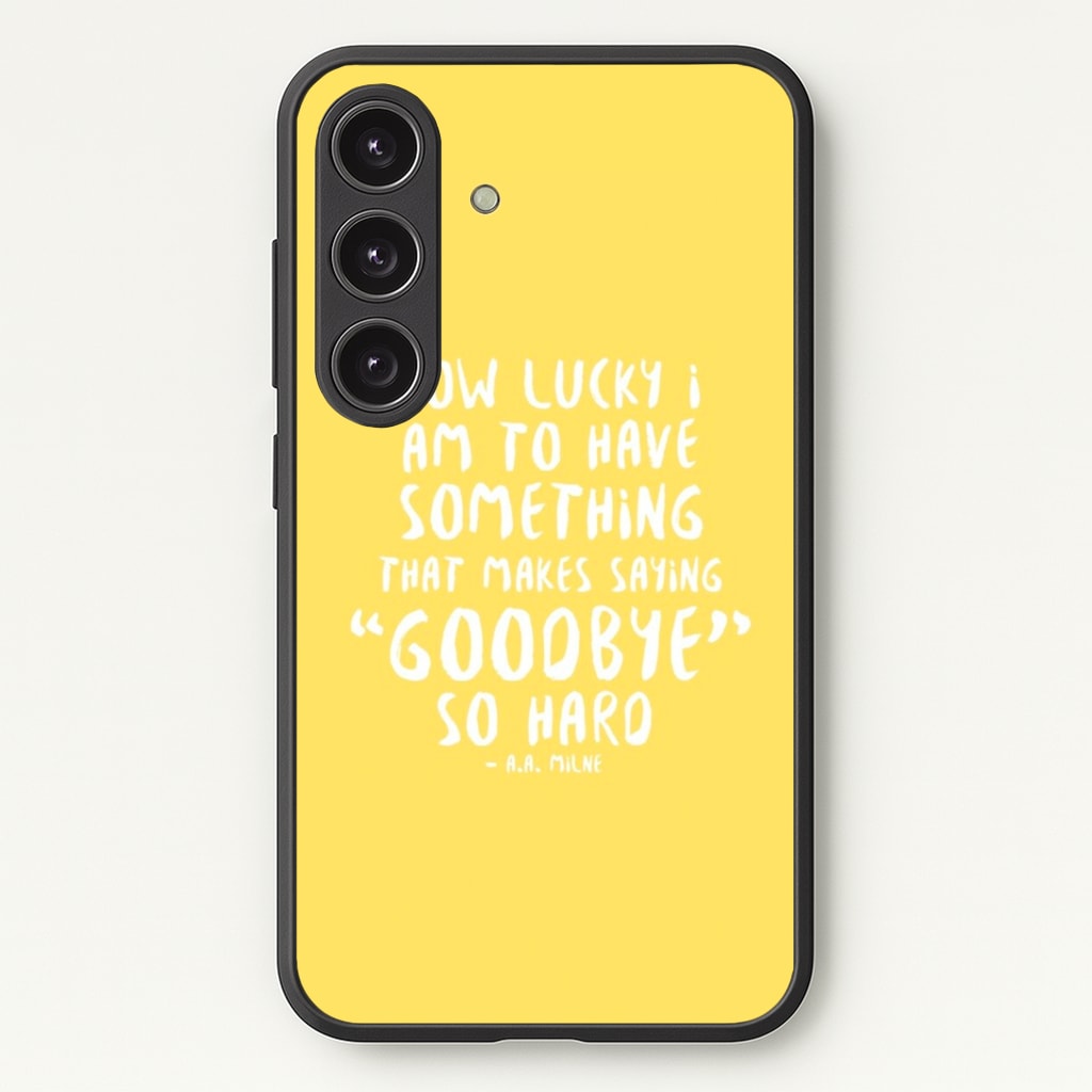 How Lucky I Am - Winnie Phone Case - Galaxy S25 / Standard