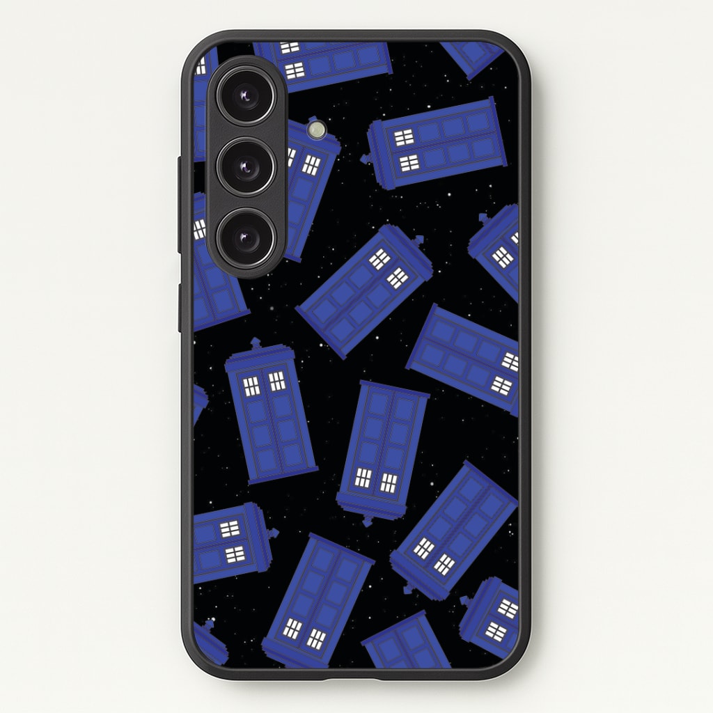 Tardis Pattern Phone Case - Galaxy S25 / Standard