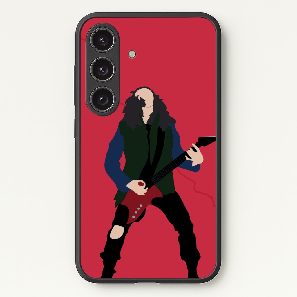 Eddie Munson Playing Guitar Phone Case - Galaxy S25 / Standard