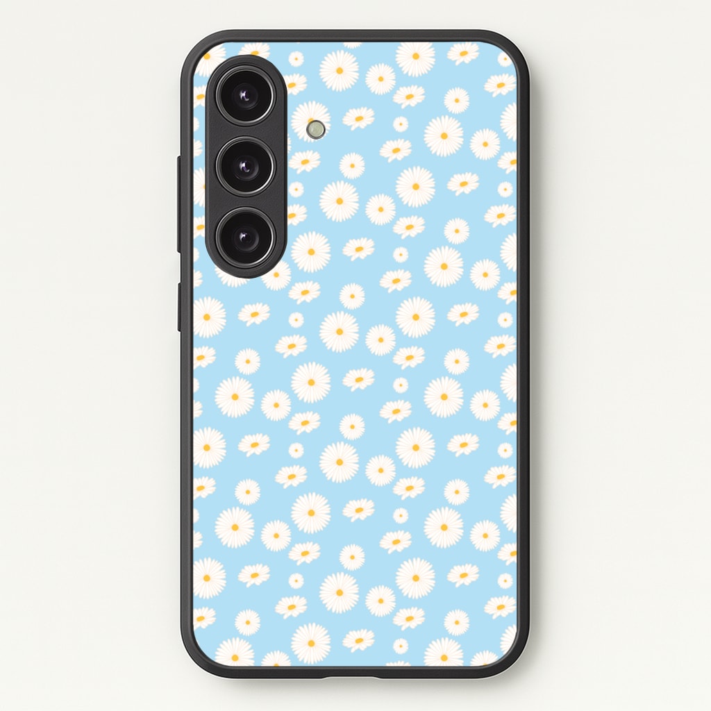 Blue Daisies - Floral Phone Case - Galaxy S25 / Standard