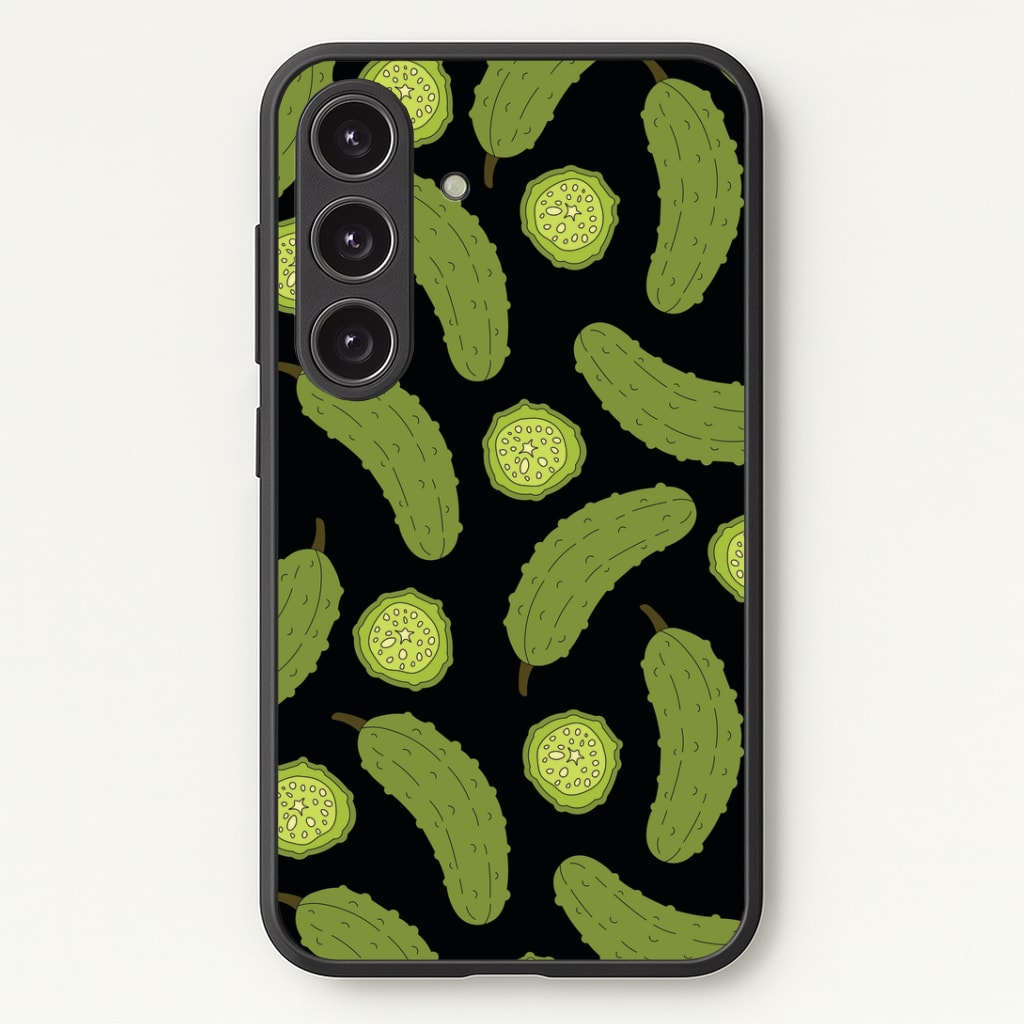 Pickle Assortment Pattern Phone Case - Galaxy S25 / Standard