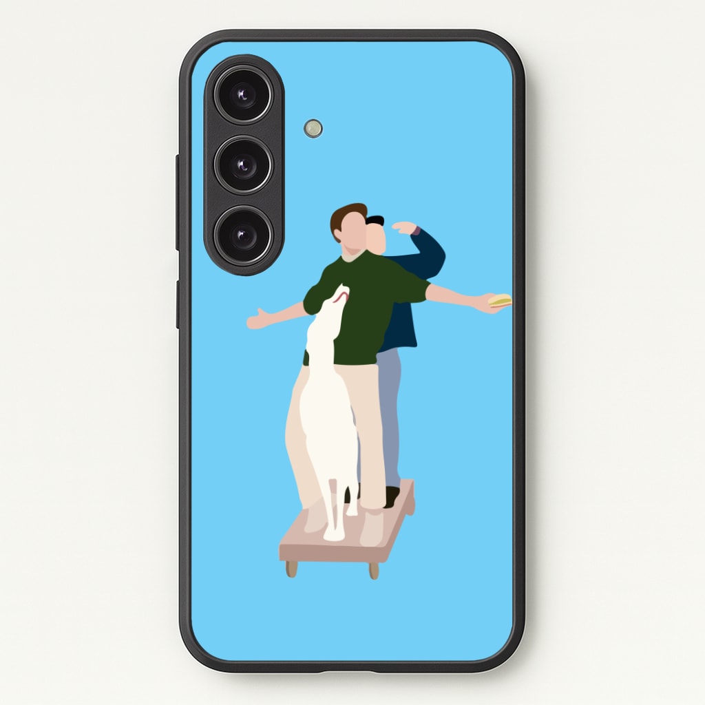 Two Men And A Dog Phone Case