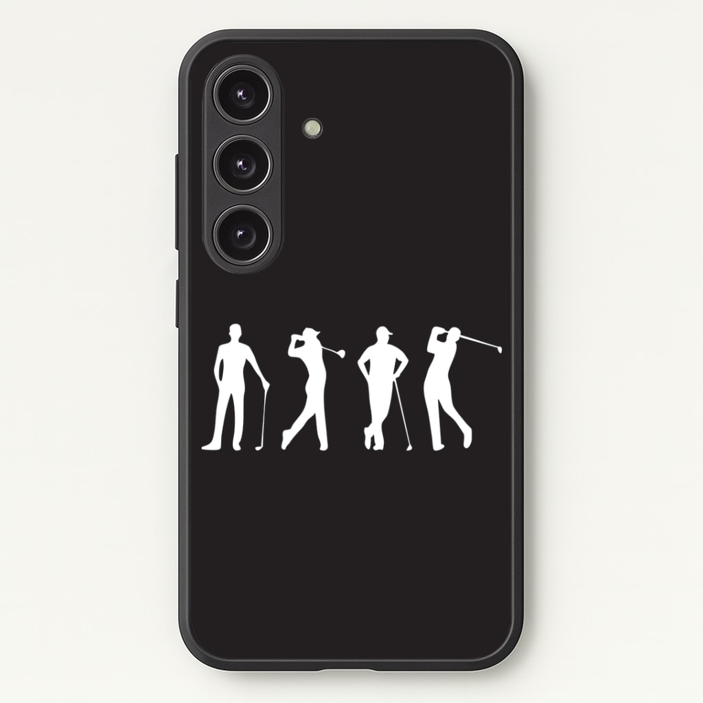Golf Silhouettes Phone Case - Galaxy S25 / Standard