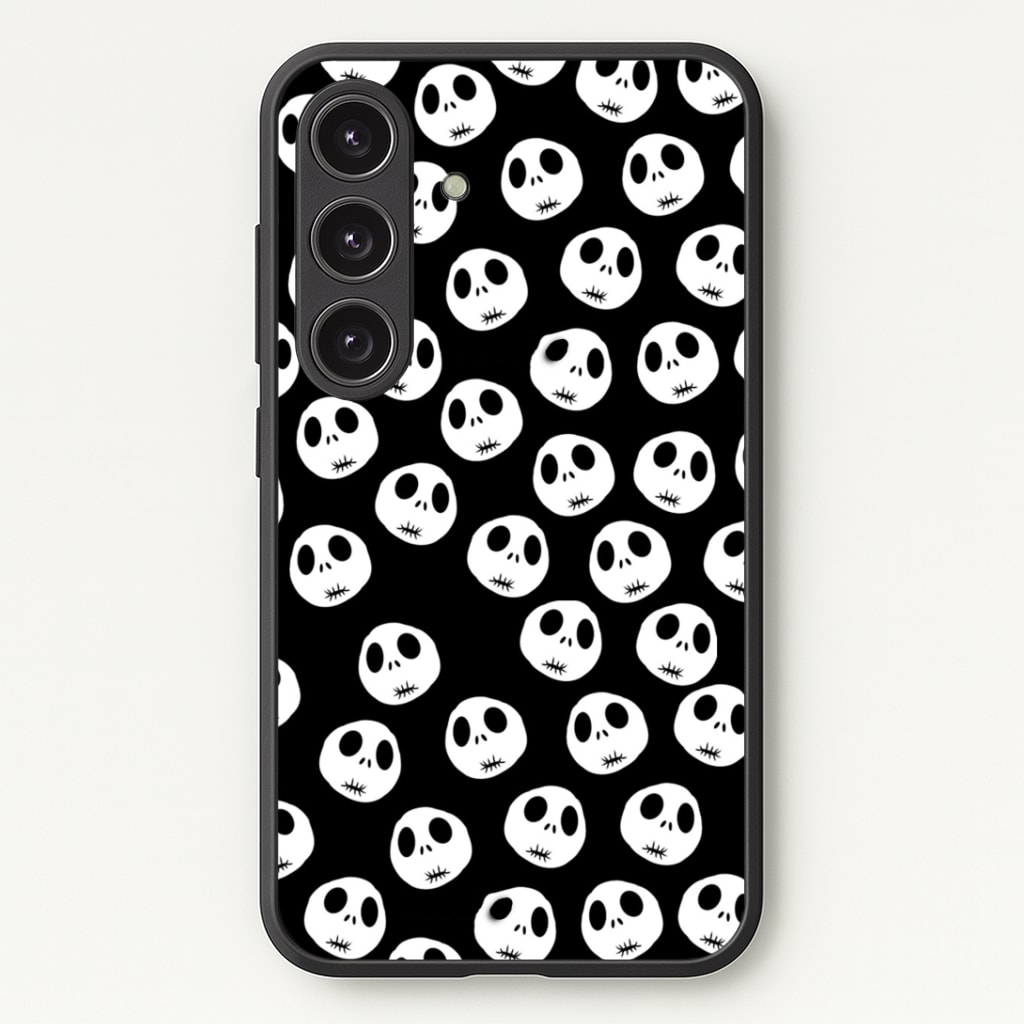 Jack Skellington Pattern - TNBC Phone Case - Galaxy S25 / Standard