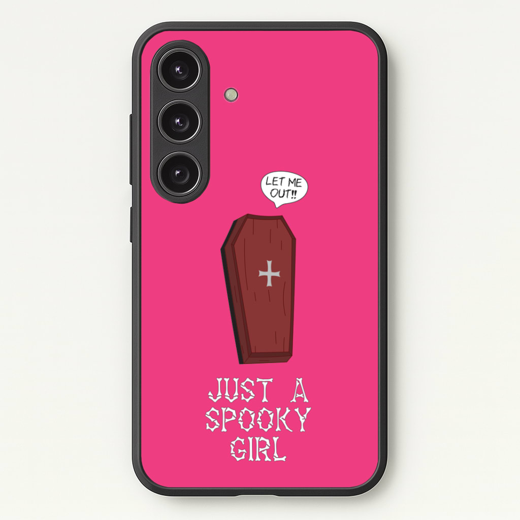Just A Spooky Girl Phone Case - Galaxy S25 / Standard