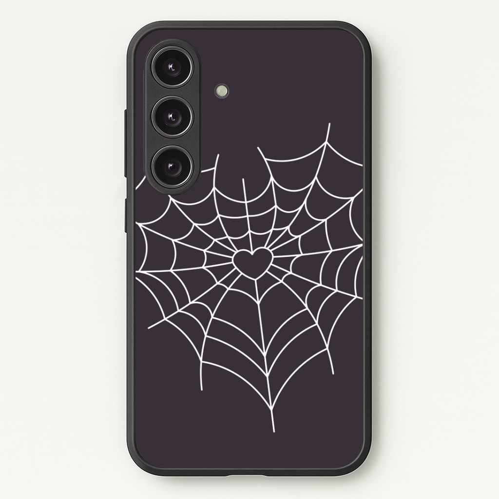Spiderweb Hearts I Phone Case - Galaxy S25 / Standard