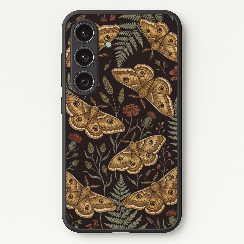 Moth And Moonlight Phone Case