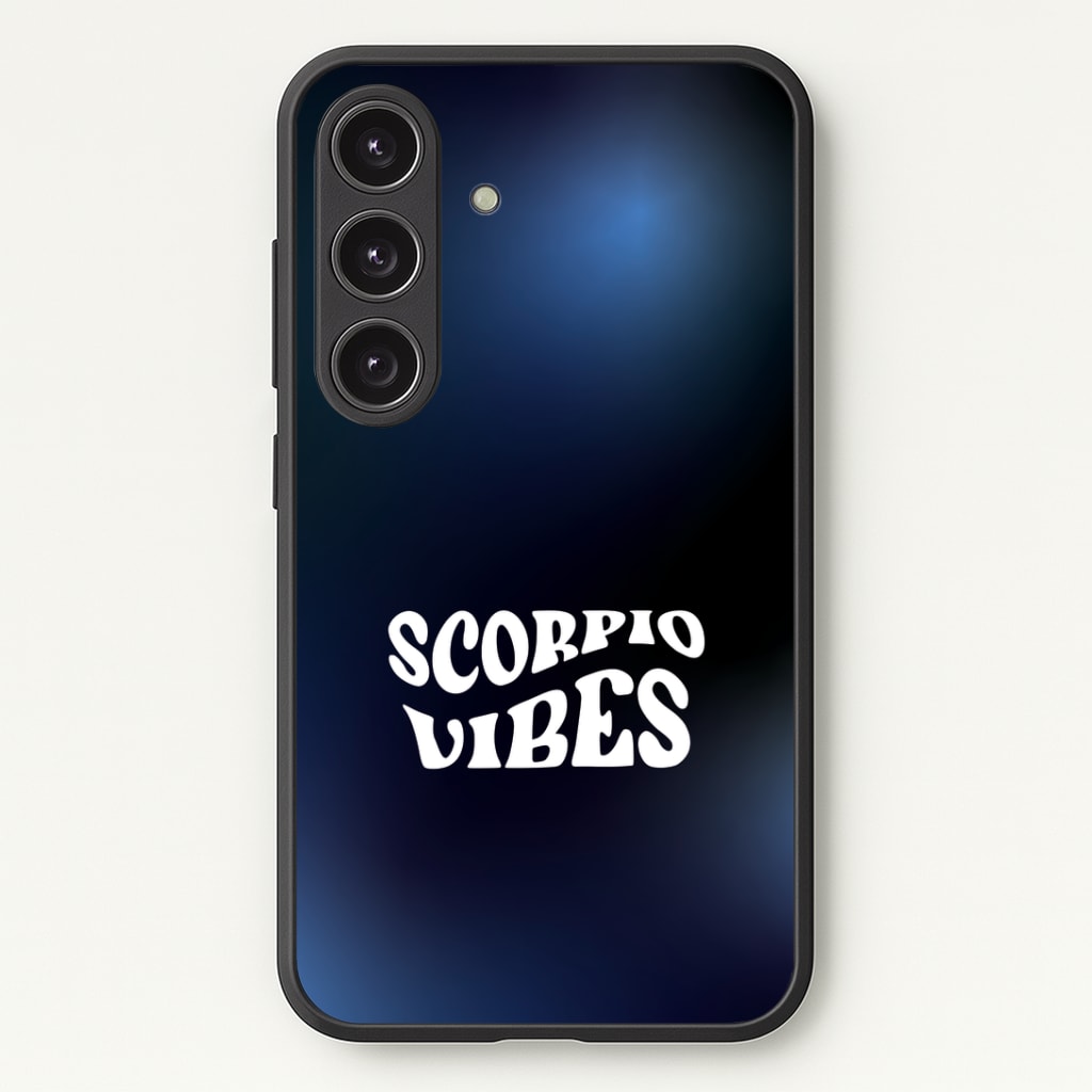 Scorpio Vibes Gradient Zodiac Phone Case - Galaxy S25 / Standard