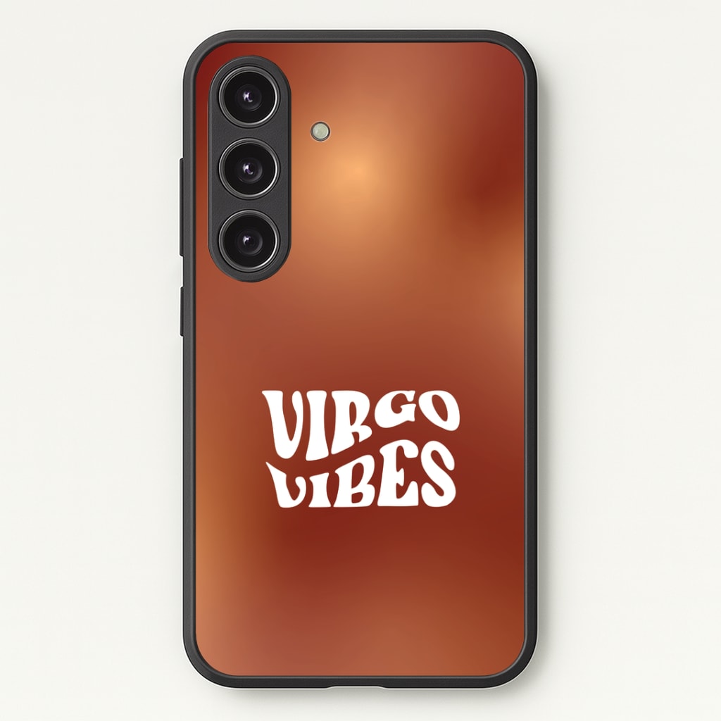 Virgo Vibes Gradient Zodiac Phone Case - Galaxy S25 / Standard