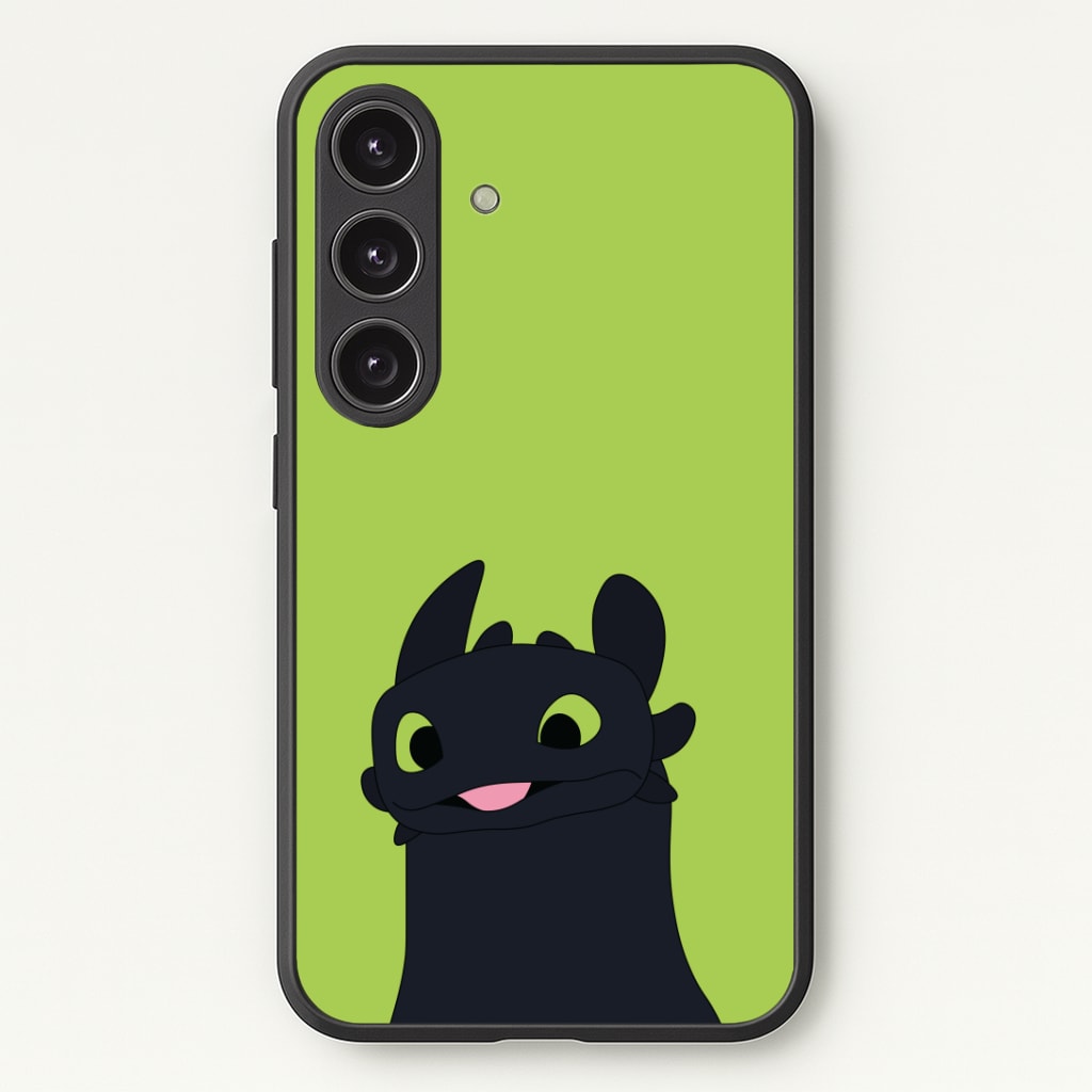 Black Fury Dragon Phone Case - Galaxy S25 / Standard