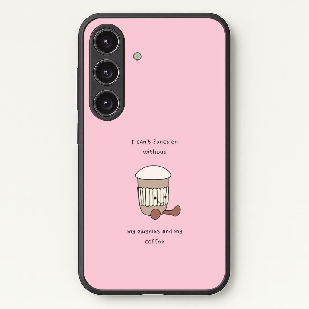 Coffee - Plushy Phone Case - Galaxy S25 / Standard