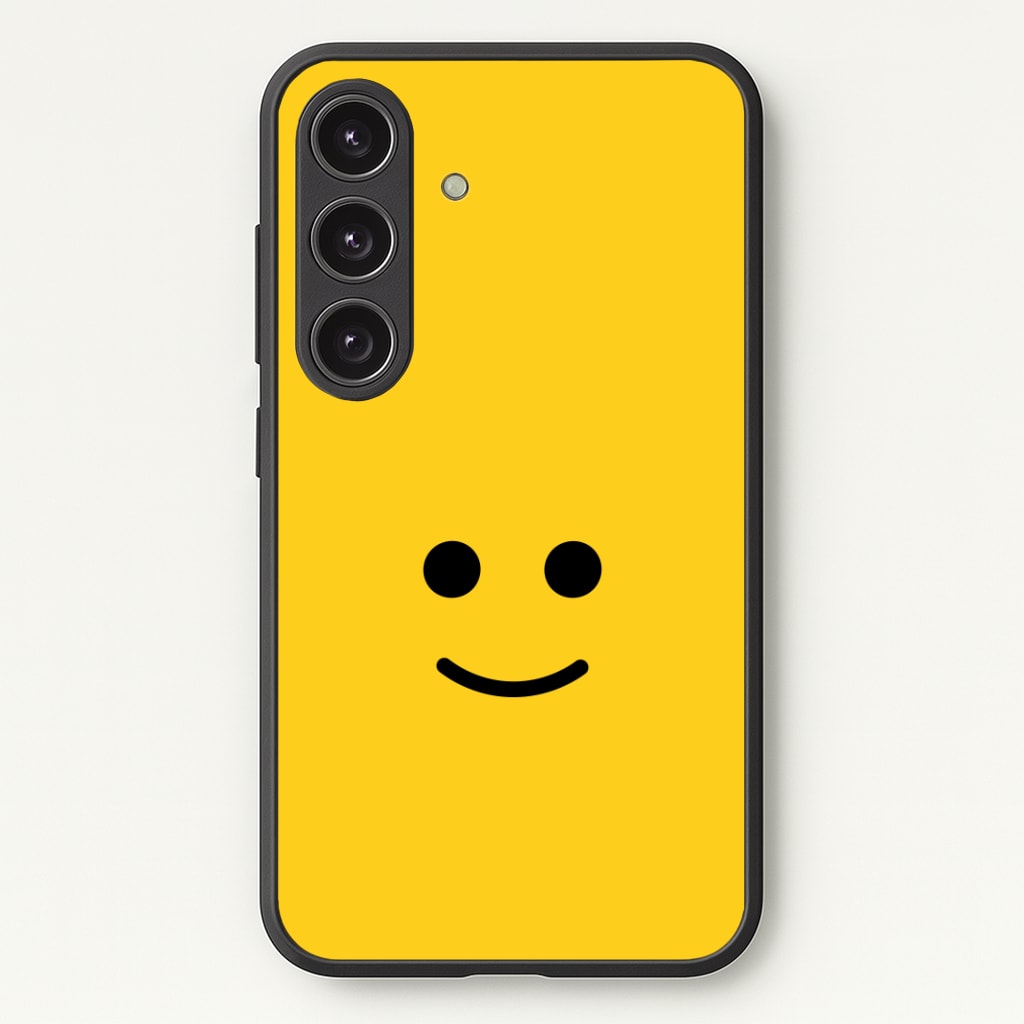 Brick Face Smile Phone Case - Galaxy S25 / Standard