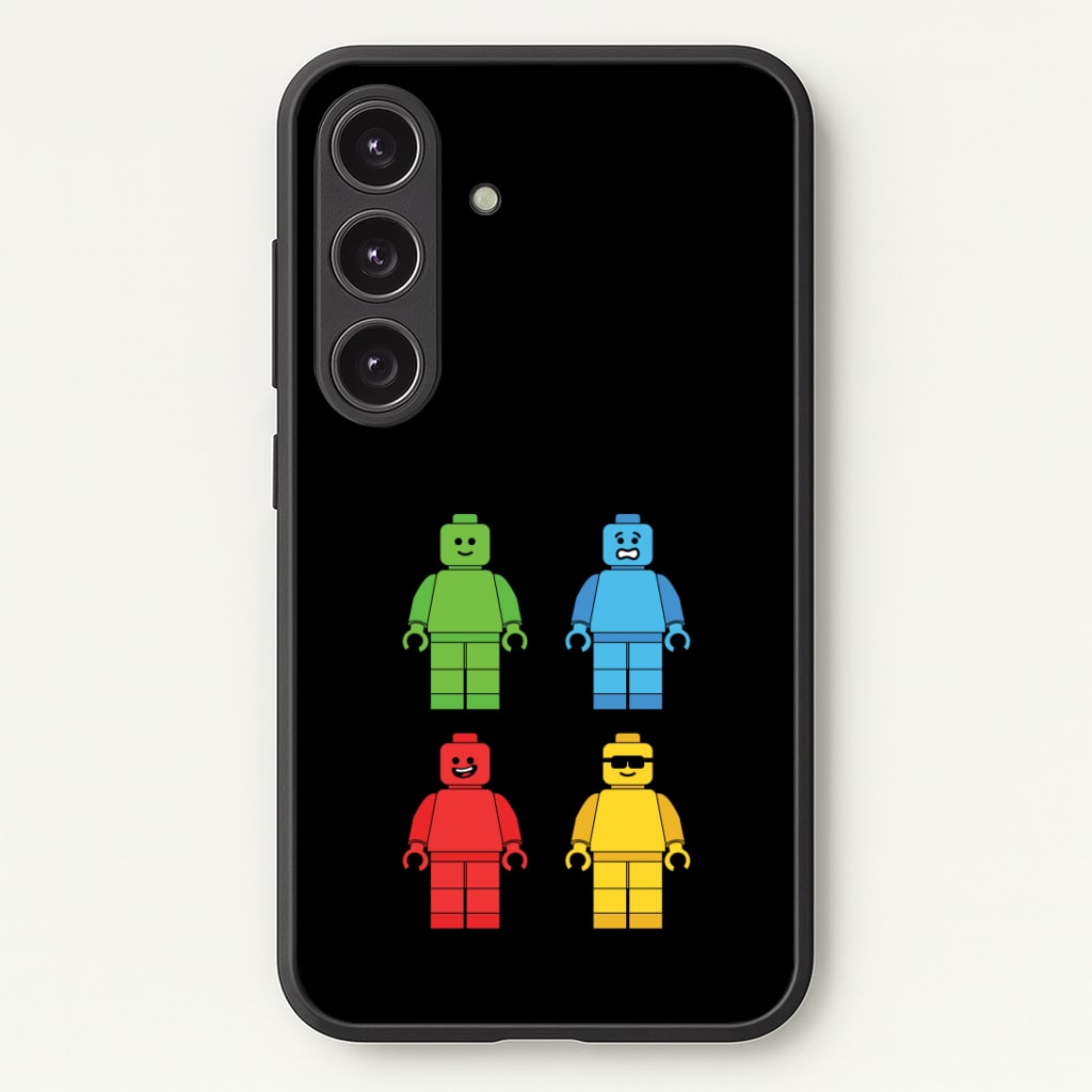 Bricks Figures Rainbow Phone Case - Galaxy S25 / Standard