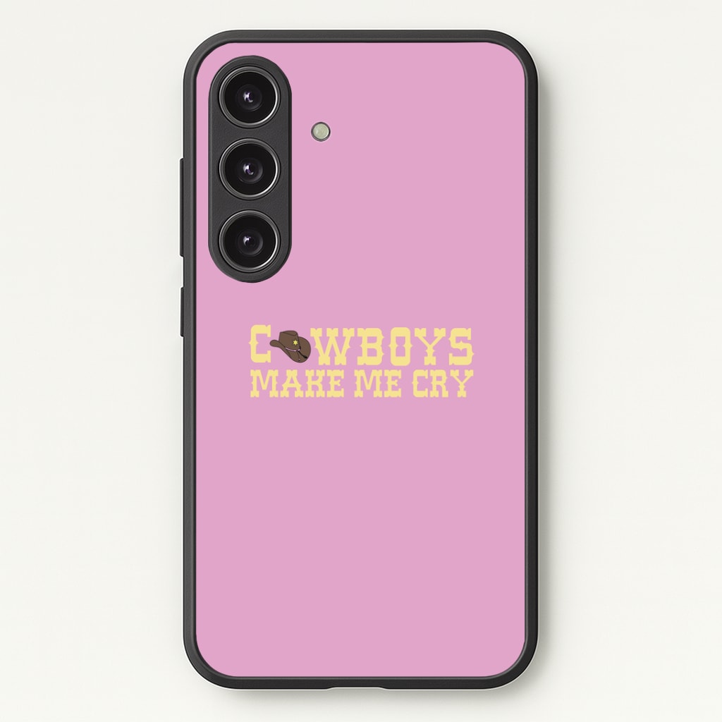 Cowboys Make Me Cry - Post Phone Case - Galaxy S25 / Standard