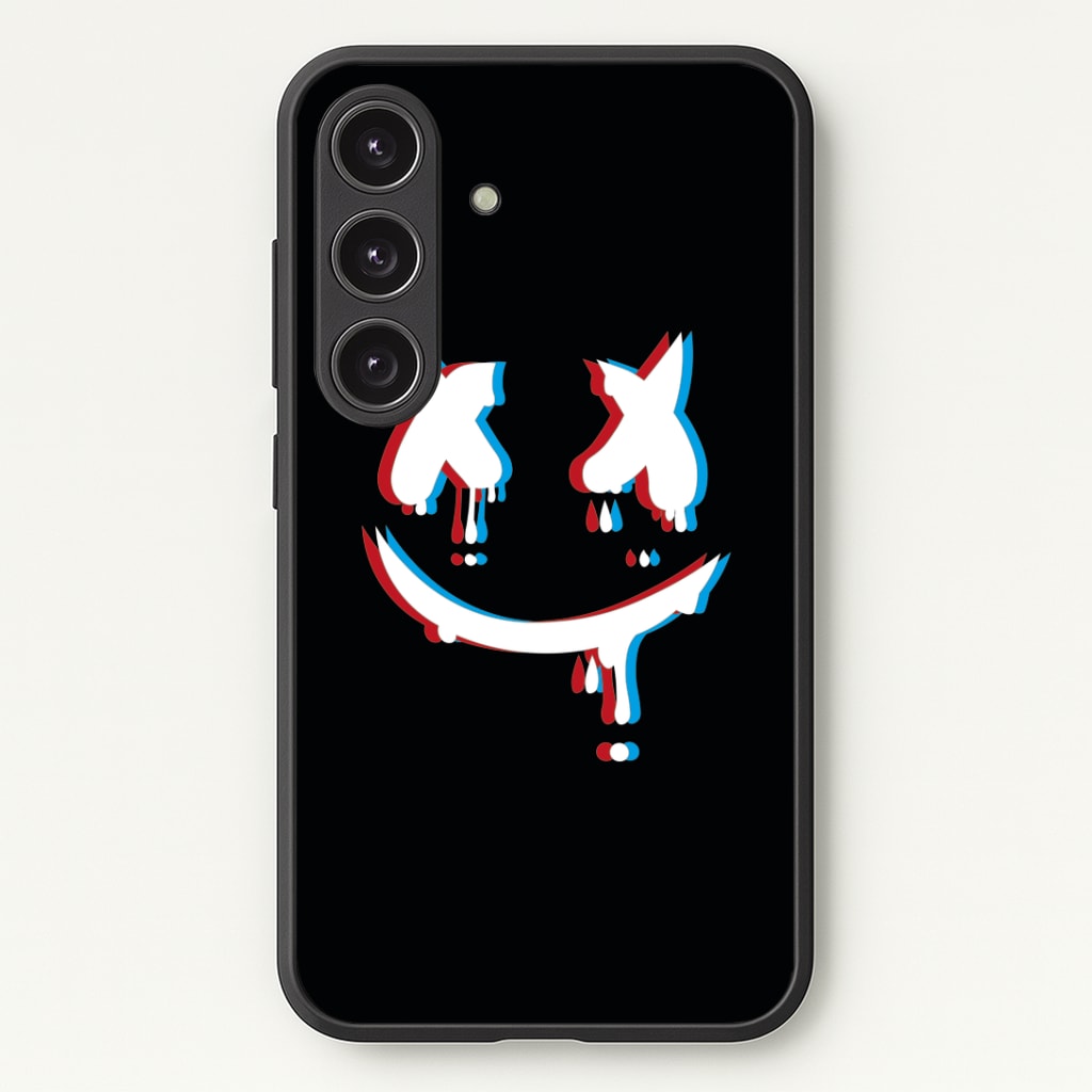 Blue Blur - White Helmet DJ Phone Case - Galaxy S25 / Standard