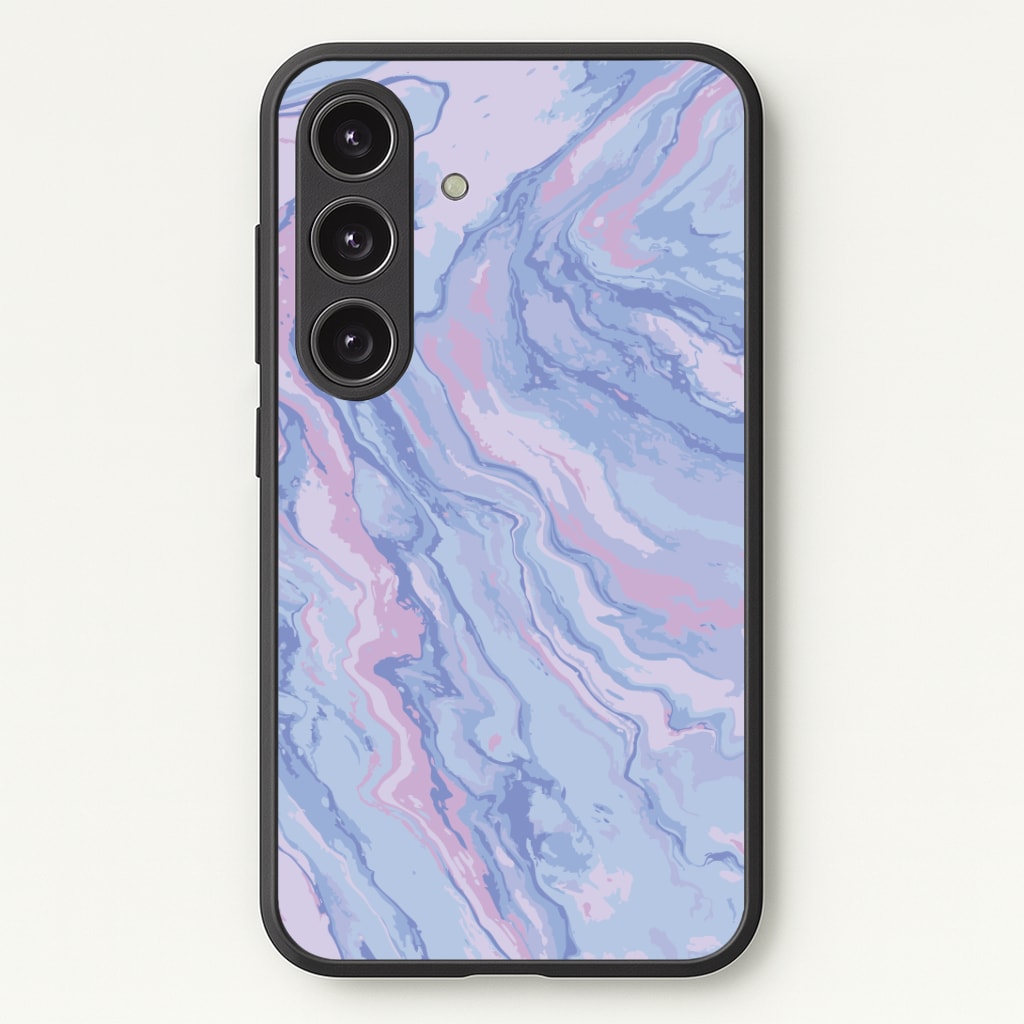 Purple Cloudy Marble Phone Case - Galaxy S25 / Standard
