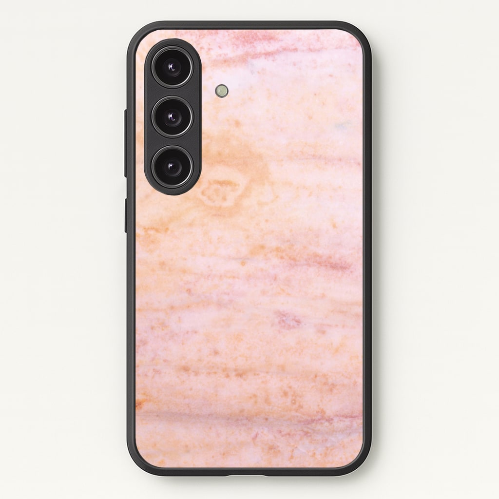 Ombre Rose Gold Marble Phone Case - Galaxy S25 / Standard