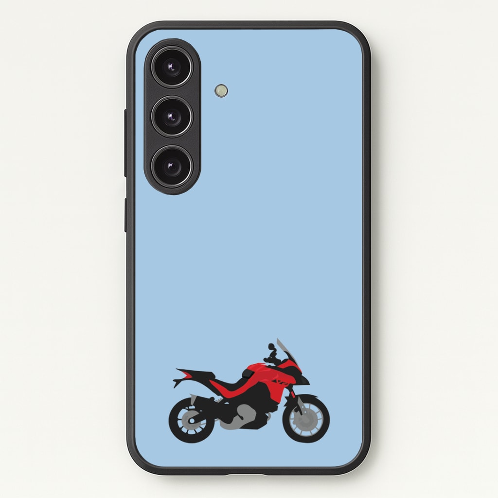 Red Motorbike - Motorbike Phone Case - Galaxy S25 / Standard
