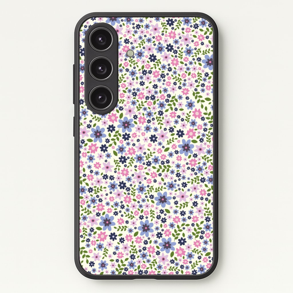 Floral Pattern - Floral Phone Case - Galaxy S25 / Standard