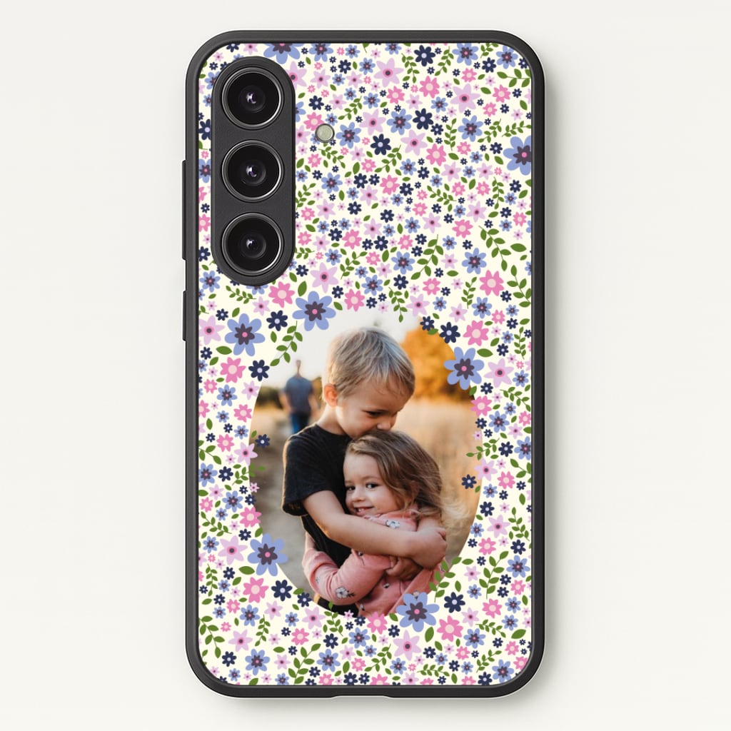 Detailed Flower Pattern - Personalised Mother's Day Phone Case - Galaxy S25 / Standard