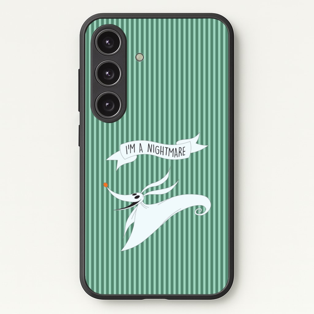 Stripey I'm A Nightmare Phone Case - Galaxy S25 / Standard