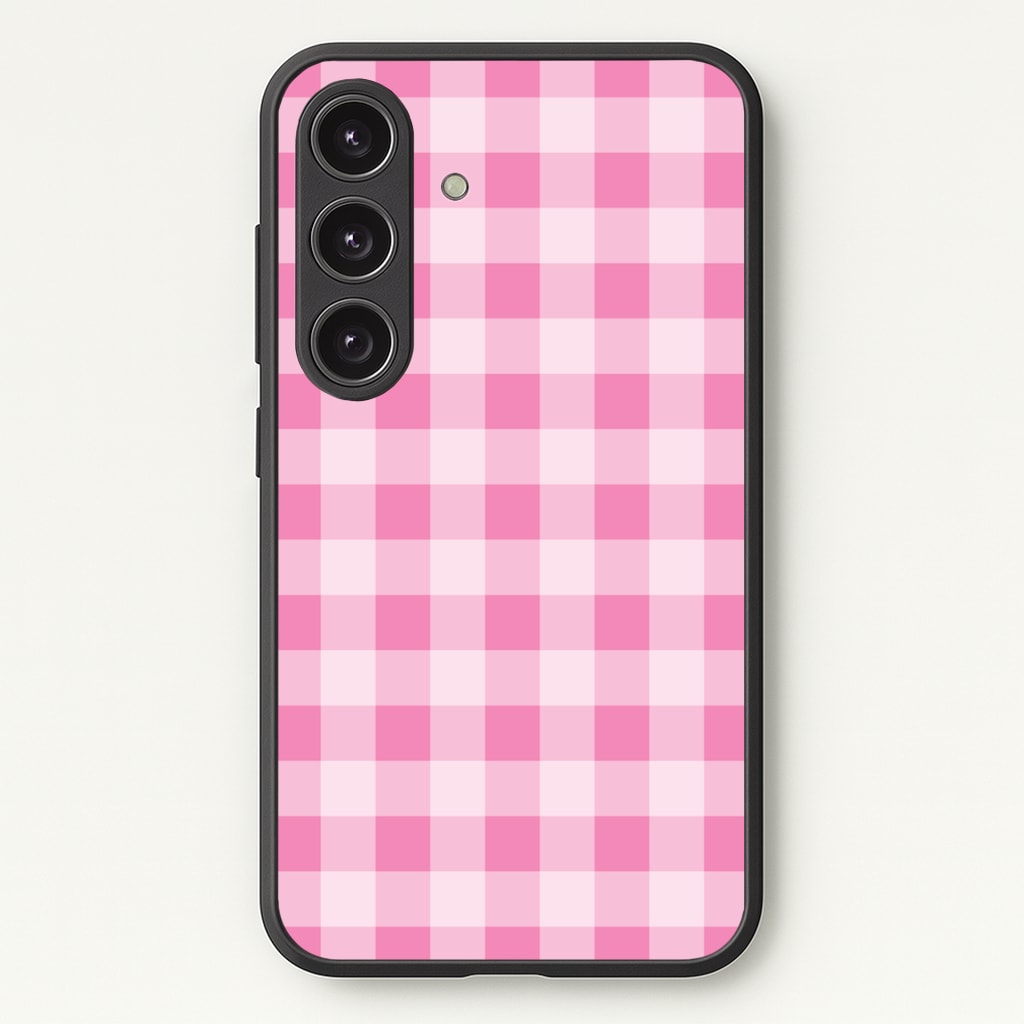 Strawberry Gingham  Phone Case - Galaxy S25 / Standard