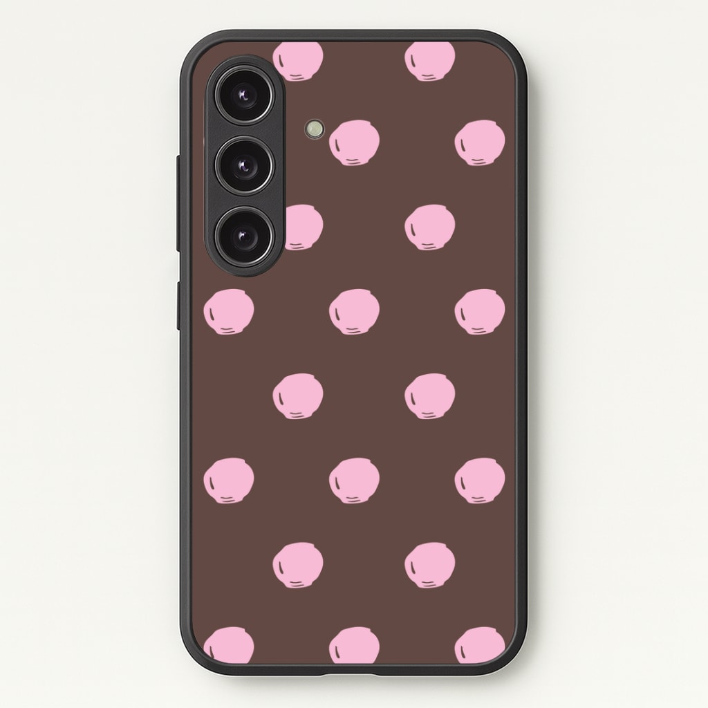 Chocolate & Strawberry Buttons Phone Case - Galaxy S25 / Standard