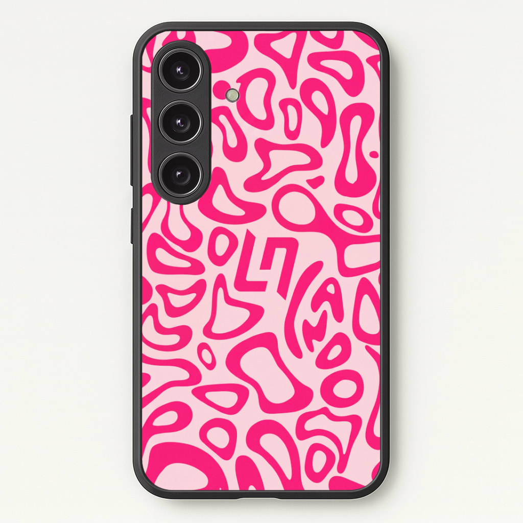 Norris Helmet Pattern - Pink Phone Case