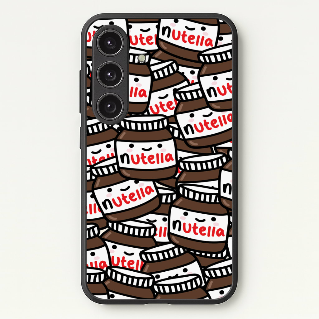 Cute Nutella Pattern Phone Case