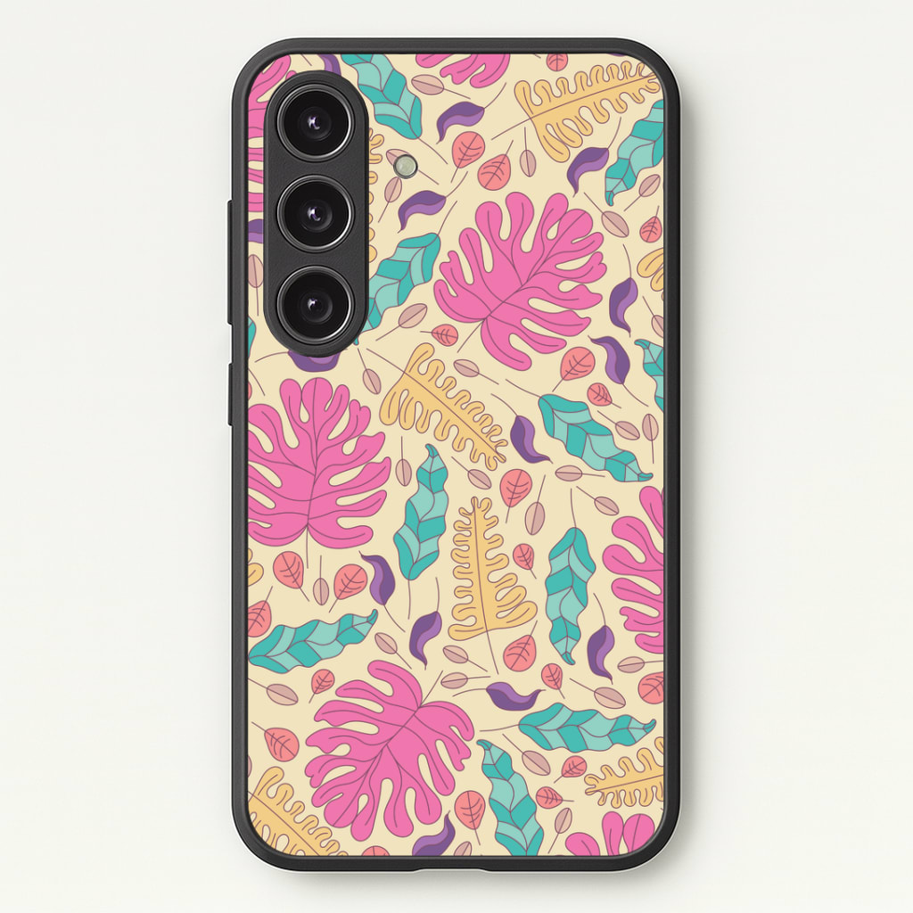 Multi Coloured Leaves - Foliage Phone Case - Galaxy S25 / Standard