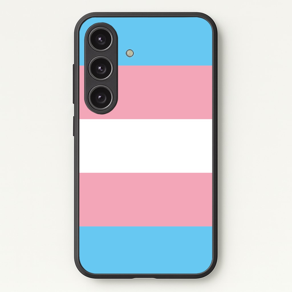 Trans Flag - Pride Phone Case - Galaxy S25 / Standard