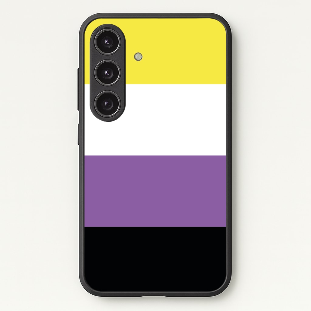 Non-Binary Flag - Pride Phone Case - Galaxy S25 / Standard