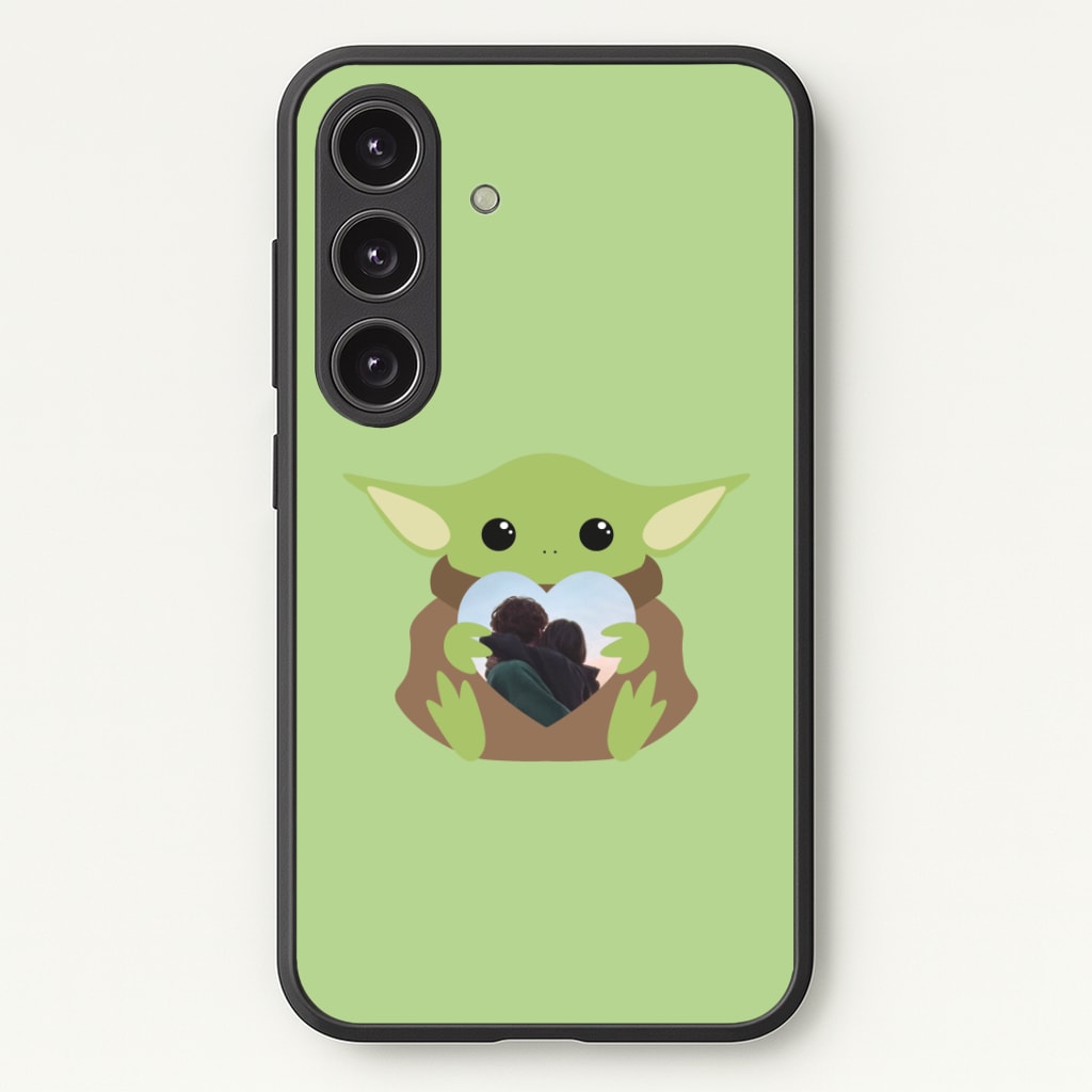 Baby Yoda - Personalised Couples Phone Case - Galaxy S25 / Standard