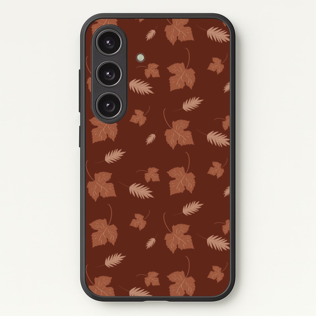 Autumn Leaf Patterns Phone Case - Galaxy S25 / Standard