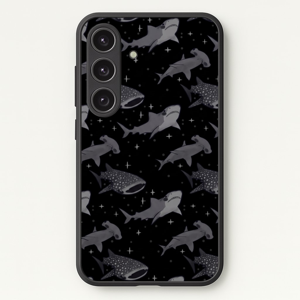 Black Shark Pattern Phone Case