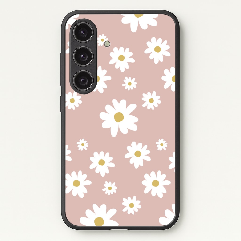 Spring Daisy Pattern Phone Case - Galaxy S25 / Standard