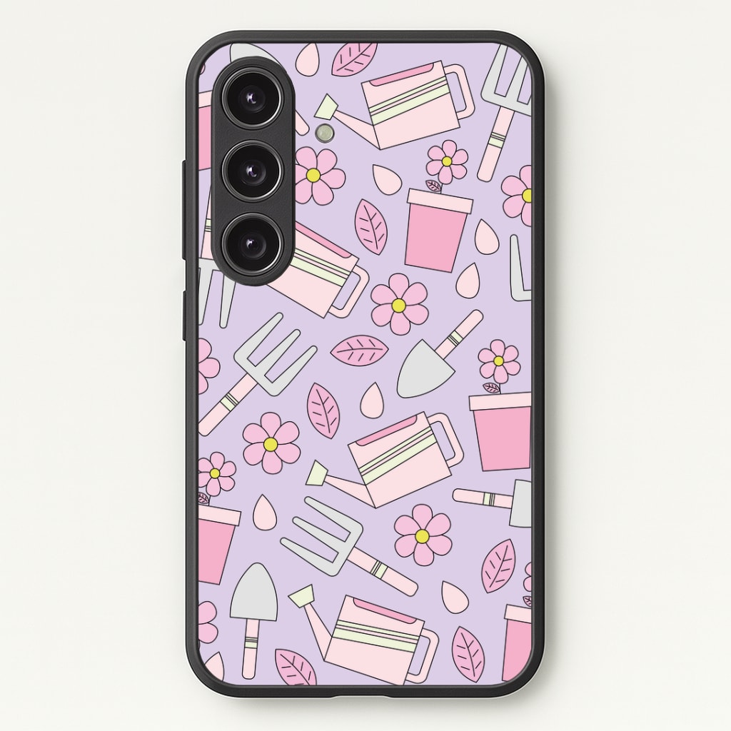 Gardening Tools - Spring Patterns Phone Case - Galaxy S25 / Standard