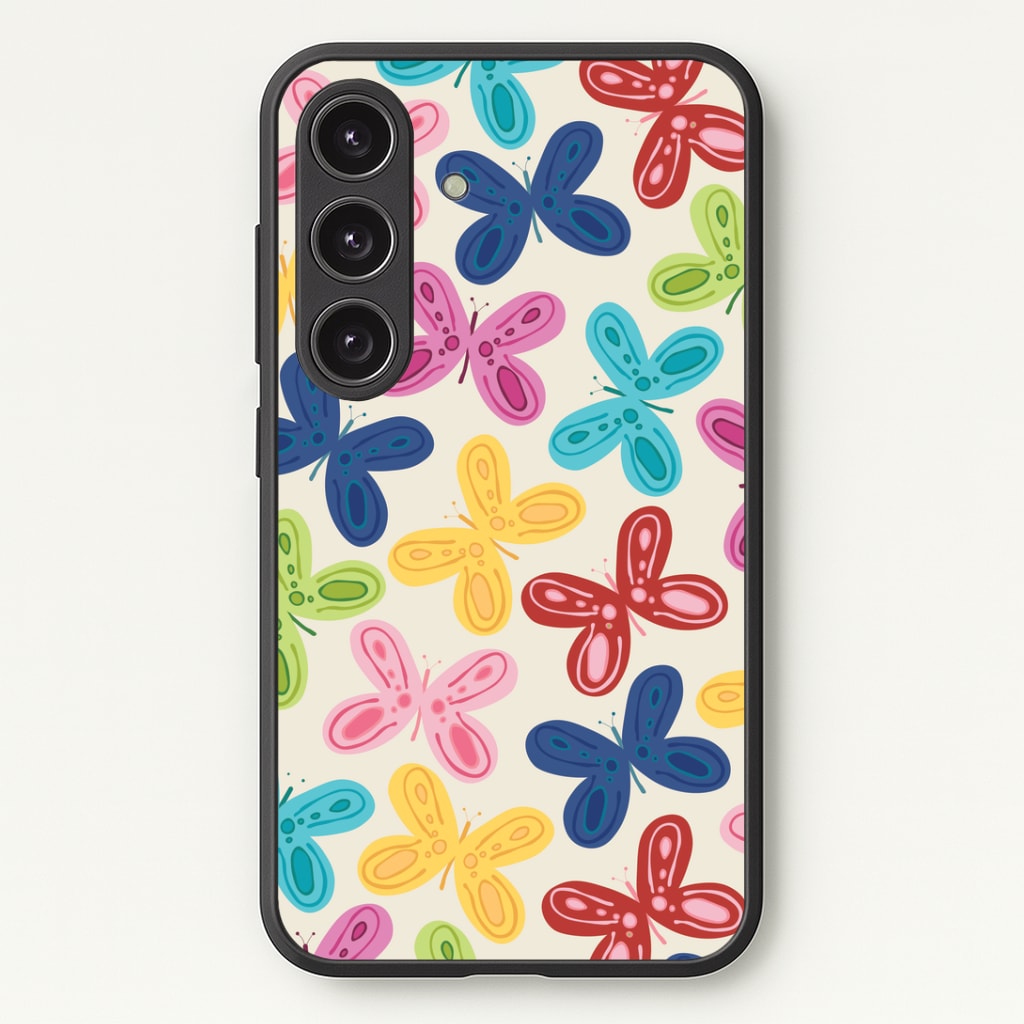 Butterflies - Spring Patterns Phone Case - Galaxy S25 / Standard