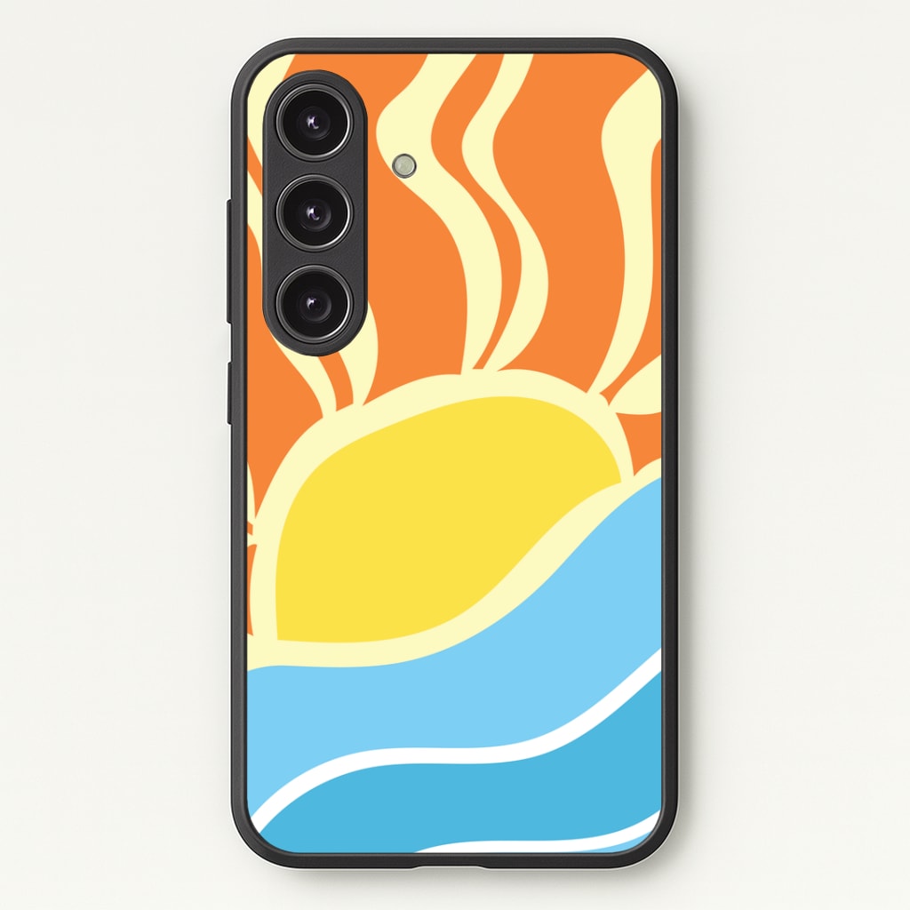 Abstract Sunset Phone Case - Galaxy S25 / Standard