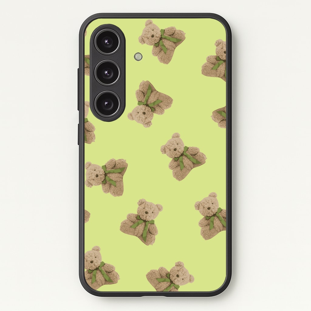 Green Teddy Bears Phone Case - Galaxy S25 / Standard