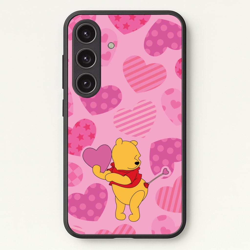 Cupid Pooh Valentine's Phone Case - Galaxy S25 / Standard