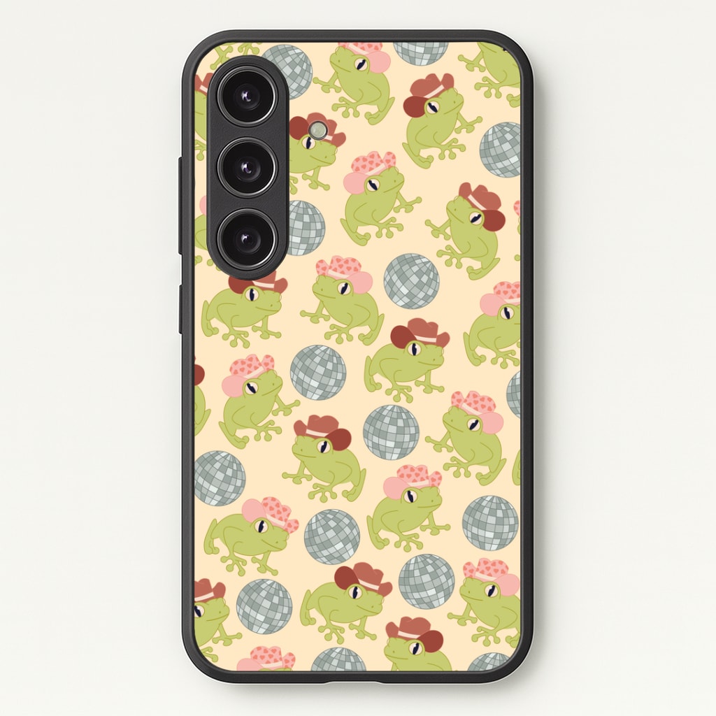Frogs With Cowboy Hats - Western Phone Case - Galaxy S25 / Standard