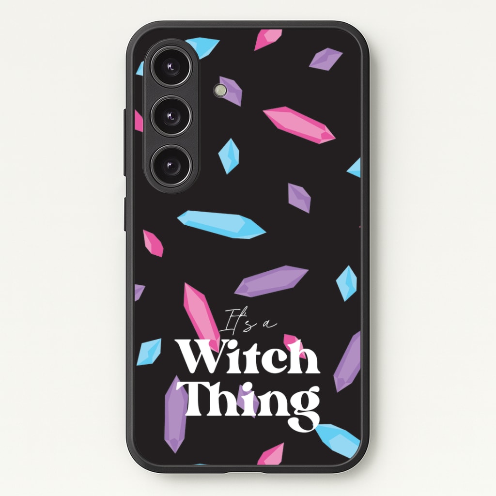 It's A Witch Thing Pattern Phone Case - Galaxy S25 / Standard