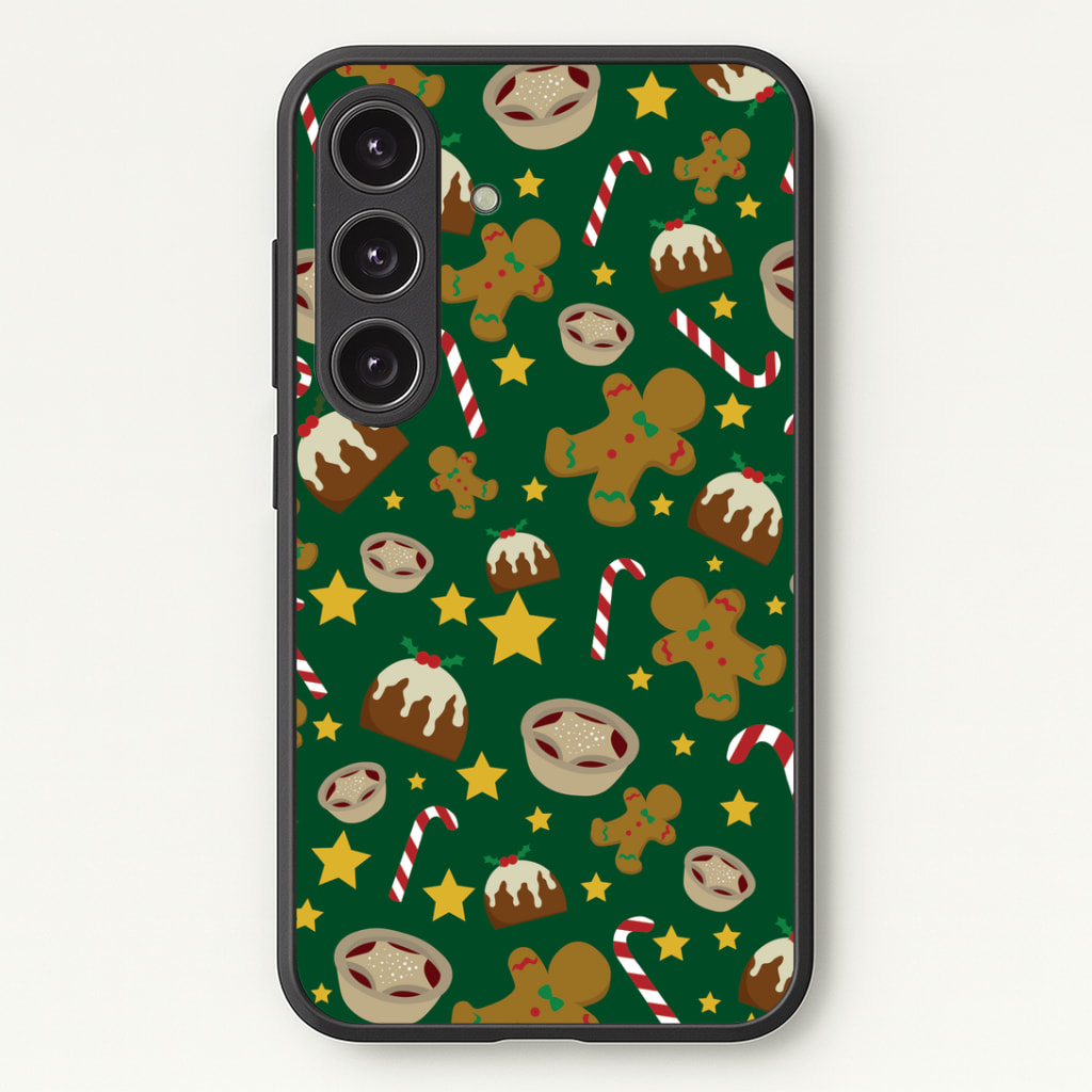 Festive - Christmas Patterns Phone Case - Galaxy S25 / Standard
