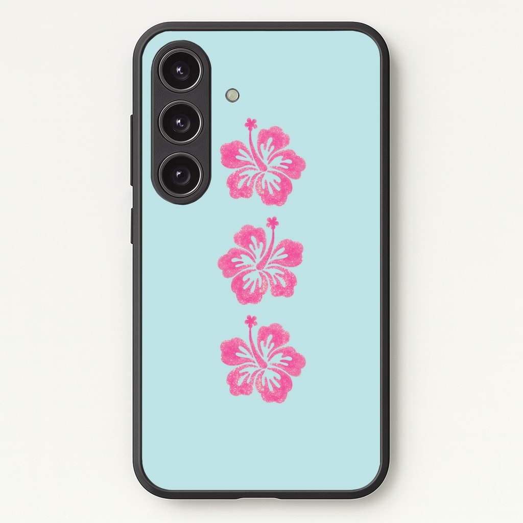 Dreamy Hibiscus Phone Case - Galaxy S25 / Standard